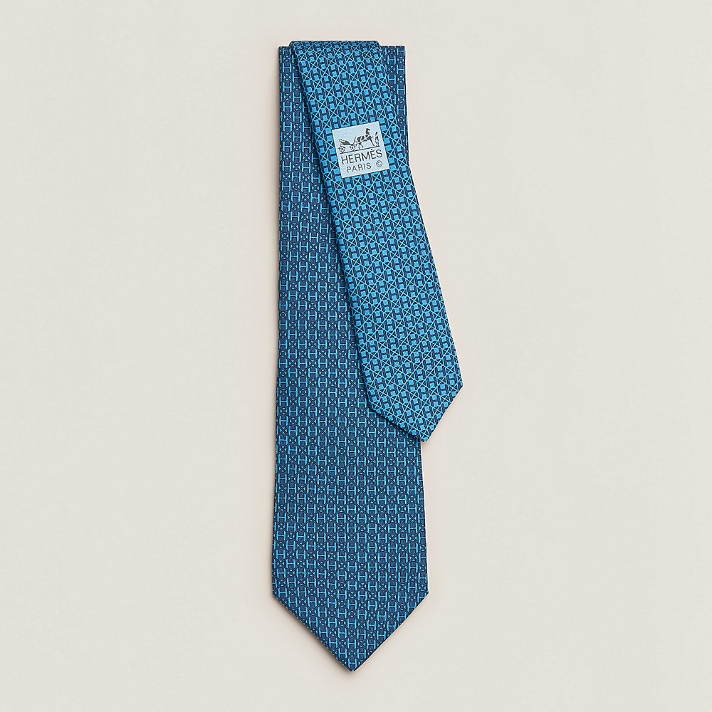 Tie 7 H Mosaïque Twillbi tie | Hermès UAE